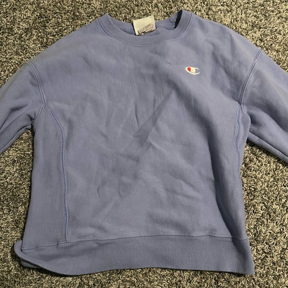 Purple champion sweatshirt! Size: Xs